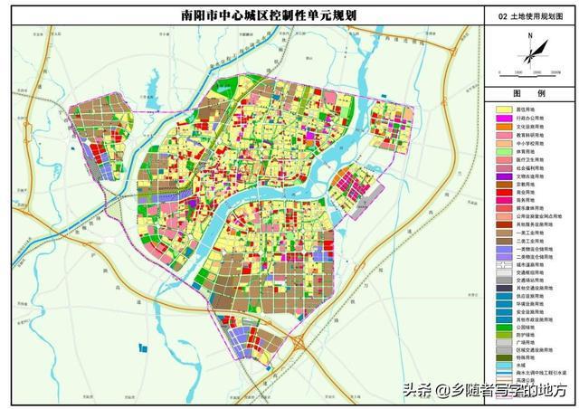 河南南阳最新城市总体规划图,值得收藏