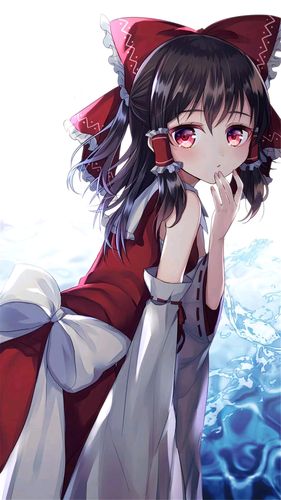 东方壁纸精选〗博丽灵梦的壁纸插画作品