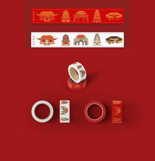 漳灯结彩福建漳州古建筑系列新春办公文创贺礼