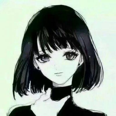 酷酷的动漫女头,喜欢的给个小心心哦～_卡通动漫头像