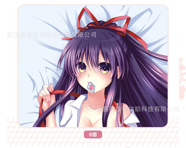 出口日本动漫约会大作战夜刀神十香印花抱枕套订制创意礼品靠垫