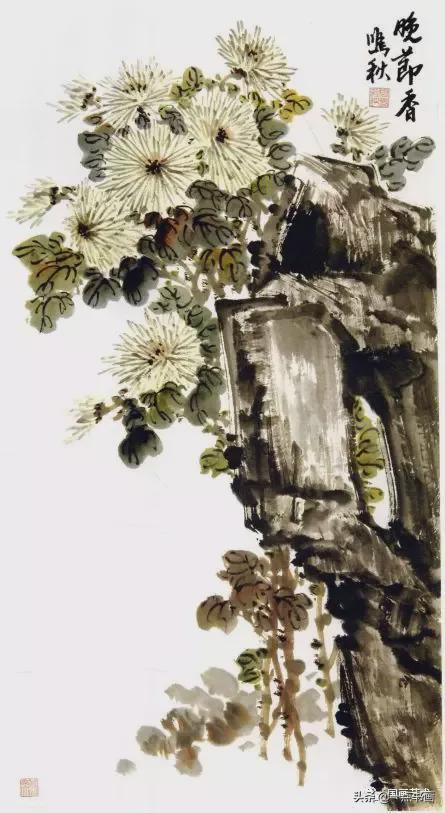 国画菊花画法的构图与立意