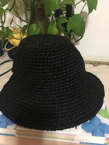 好看!赫本黑渔夫帽钩好了,有最新数据