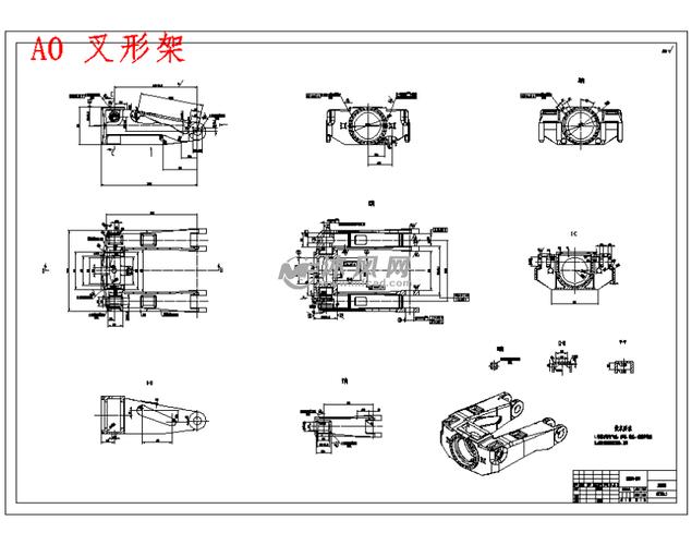 整体铸造型截割臂的结构设计- 设计方案图纸 - 沐风网