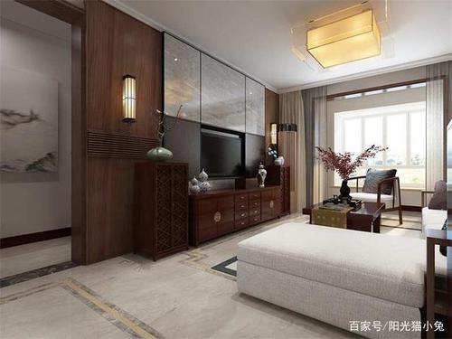 谁说新中式过时了,看这套装饰新中式装修样板间,简直