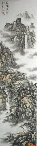 中国山水名家王坚期权艺术收藏 中国书画服务中心