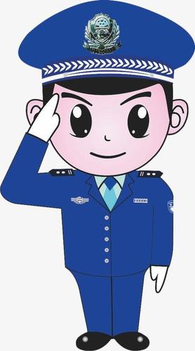 警察卡通人物简笔画集 简笔画图片大全-蒲城教育文学网