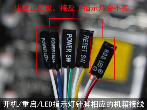 电脑主板跳线接法