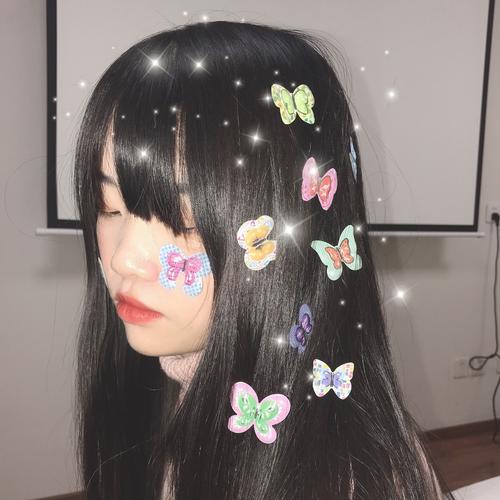 立体蝴蝶贴纸拍照脸部装饰仙气脸贴女网红饰品写真蝴蝶拍摄道具