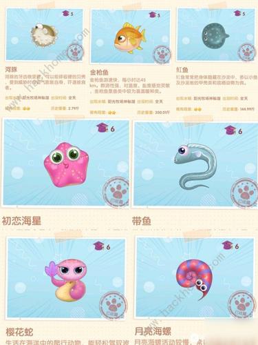 《摩尔庄园》鱼类图鉴有哪些 所有珍稀鱼类品质总汇