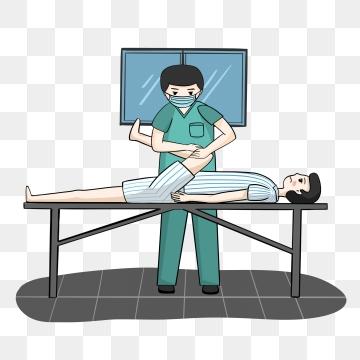 医疗病人医生和病人, 康复, 动画片, 手绘 png和psd图片素材