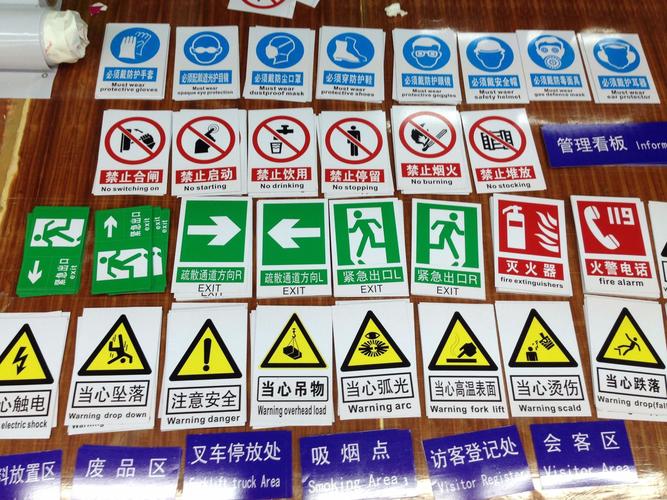 安全出口标志牌 消防警示标志 消防标识 电力标识 禁止标识牌定做