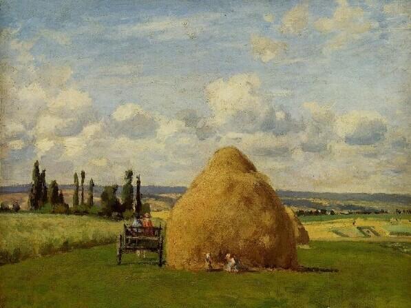 法国印象派绘画大师:毕沙罗风景油画作品欣赏