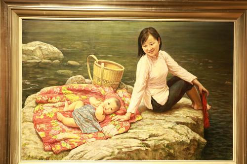 李自健美术馆画展