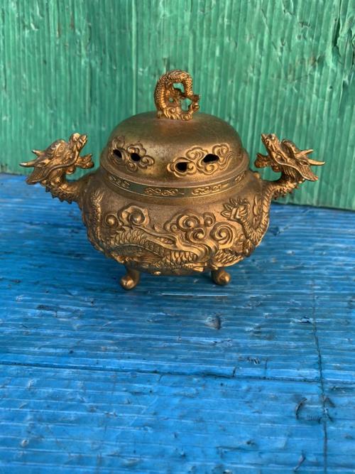 中古 金香炉 仏坛 香炉 仏具