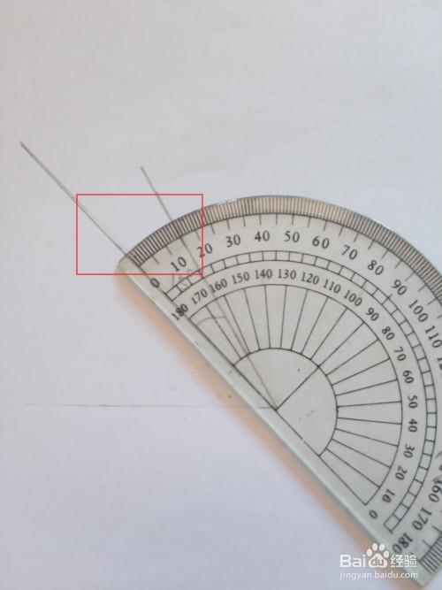 怎样用三角尺画15度的角