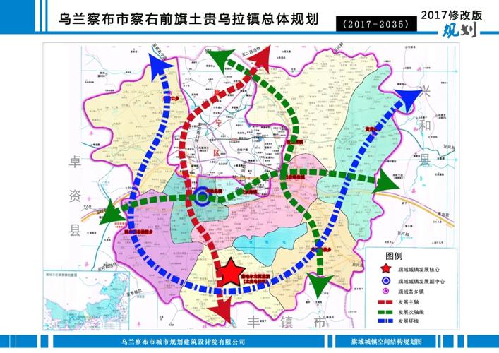 关于乌兰察布市察右前旗土贵乌拉镇总体规划201720352017修改版公示并