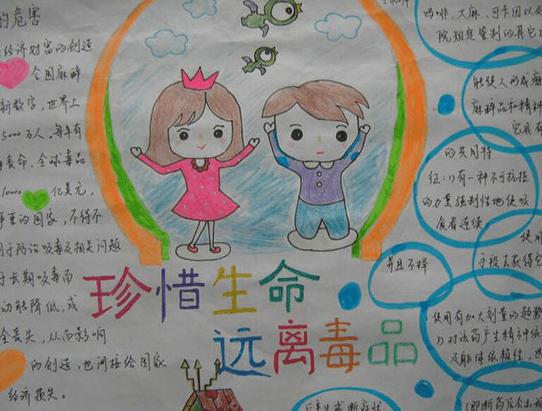 2020年禁毒安全知识手抄报图片 | 范文啊