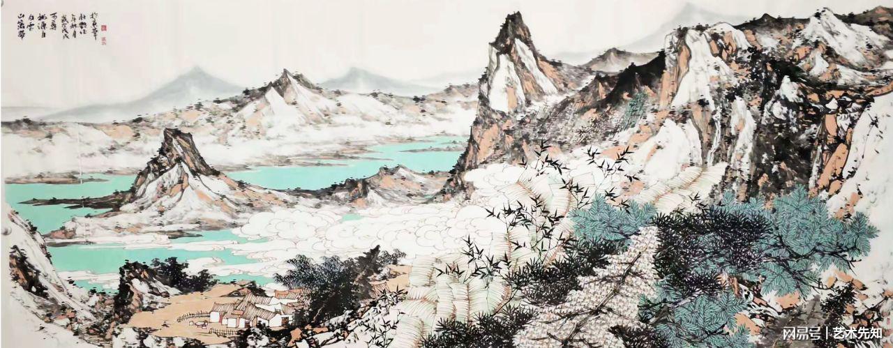 执笔描绘心中的恬静世界画家杜艳