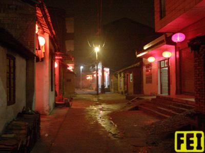 除夕夜的大红灯笼