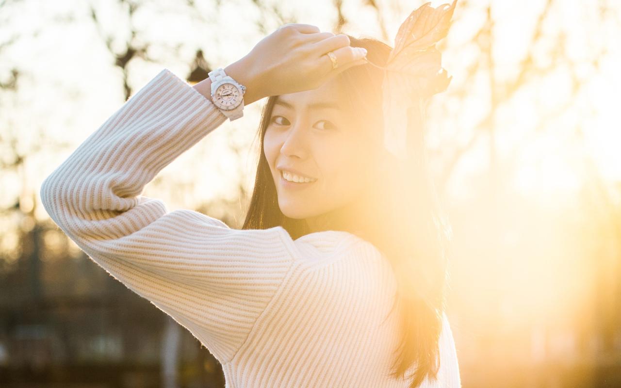 大表姐刘雯冬日唯美治愈写真图片桌面壁纸