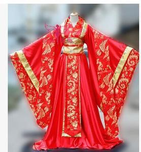 新娘中式结婚嫁衣喜服古装婚服拖尾中国风古代婚礼传统汉服婚服