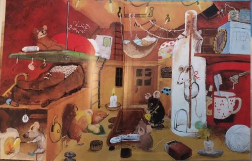 绘本故事【5只好老鼠造房子】