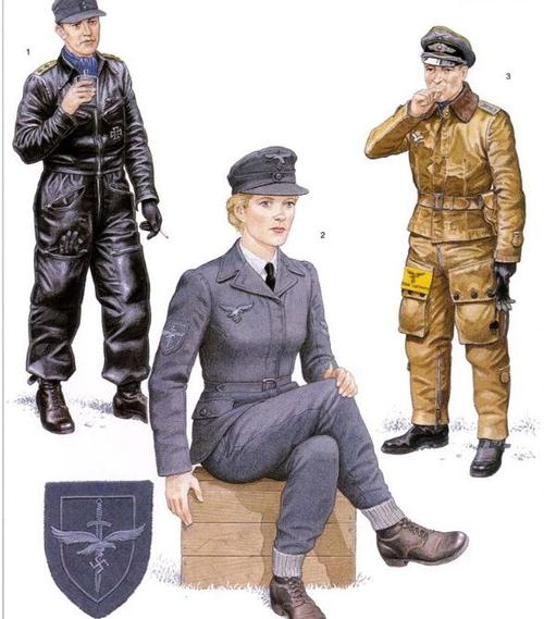 二战德国空军军服图册