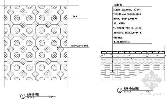 [分享]停车场铺装做法详图资料下载