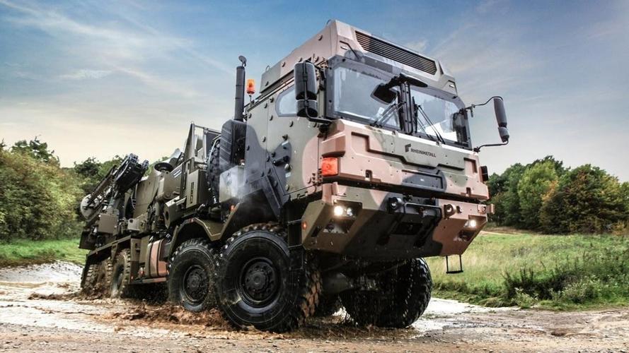 原创德国发布新型卡车炮,配备无人炮塔,不下车就能开炮