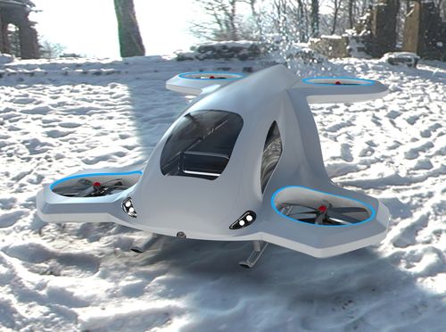 低空载人救援飞行器