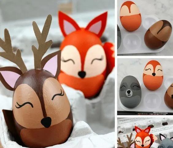 蛋壳创意手工,大人小孩都可以学,只是简单画画,成品非常好看