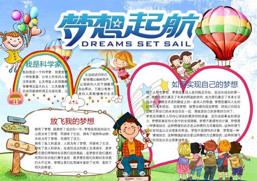 梦想小报,手抄报