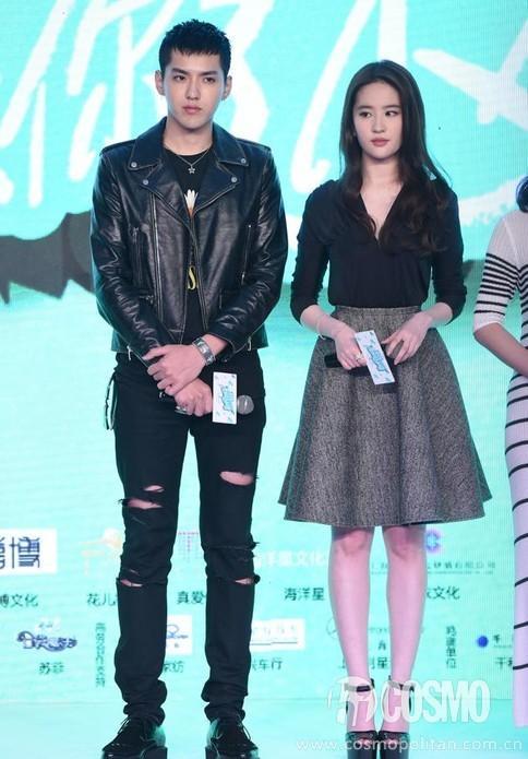 《致青春2》刘亦菲吴亦凡现场互撩