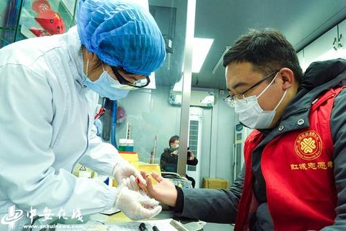 五河县无偿献血志愿者在行动「组图」