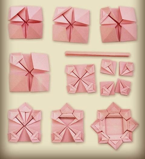 小时候最爱,折纸花篮 显示全部