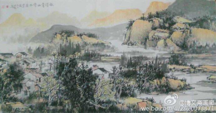 实力派山水画家黄世超