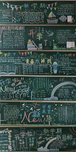禄口中学开展新学期黑板报评比活动