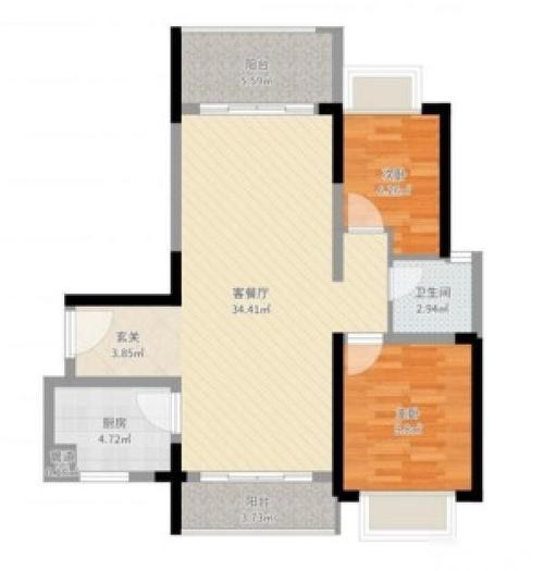 众圆后面临江大道 联泰香域水岸江景 毛坯两层半大复试适合办公