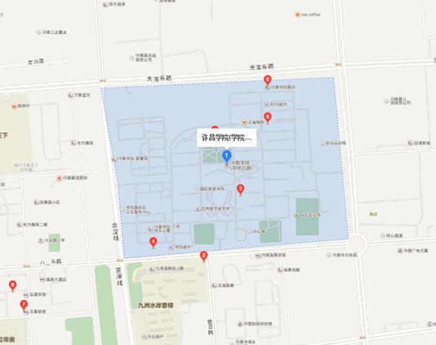 许昌学院地图