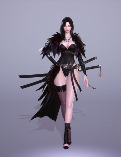 乌鸦女 日本女角色人物肖像