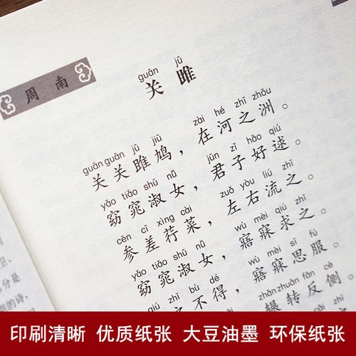 诗经注音琅琅书声中华中小学生诵读国学