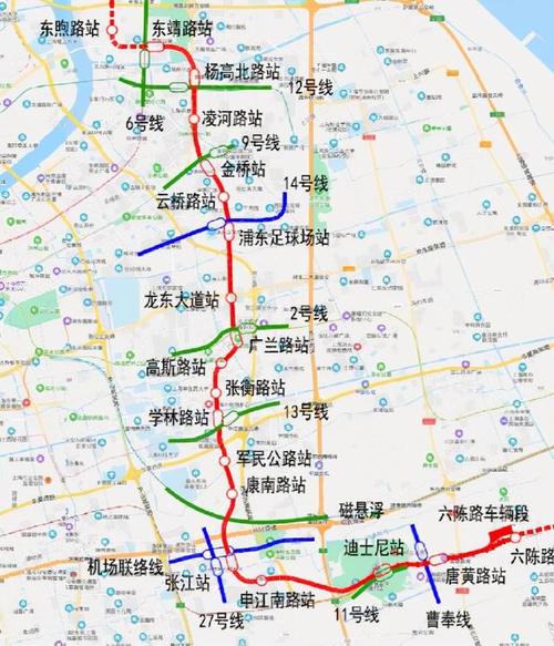上海建一条地铁新线路可与10条线路实现换乘两端预留延伸条件