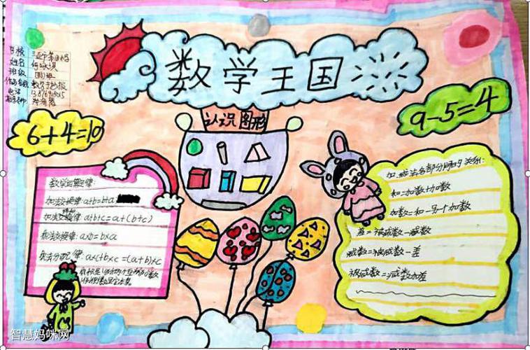 三年级数学手抄报优秀作品