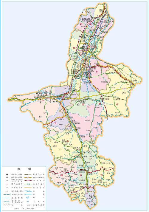 宁夏地图政区图