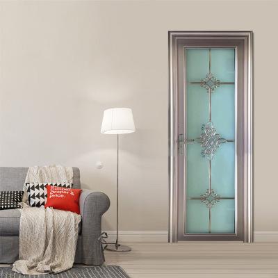 现代简约家用铝合金欧式卫生间门厕所门玻璃浴室门套装室内门