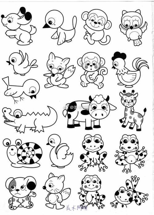 漫画,简笔卡通画##卡通画##少儿美术##儿童绘画