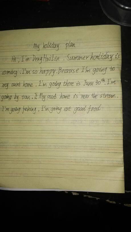 英语作文,my holiday plan 是去姑姑家的,补充下面的