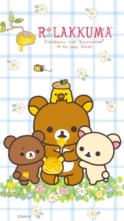 rilakkuma轻松熊壁纸,from san-x官网