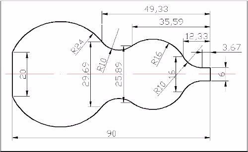 数控车工艺品图纸.